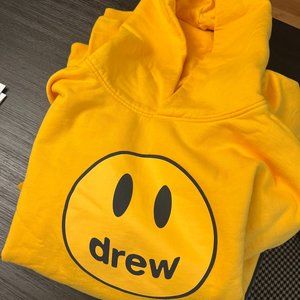 Drew House Mascot Hoodie Yellow Large NWT Authentic